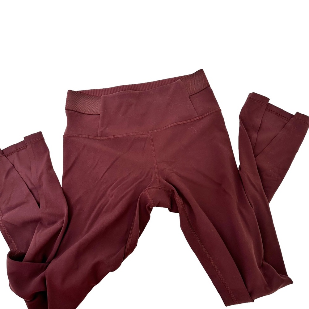 Athleta Aura Split Hem Mini Flare Leg Pant Antique
Burgundy Small - Picture 2 of 6
